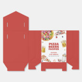 Mama Mia Pizza Beer Schnuller Baby Shower Geschenkschachtel (Ungefaltet)