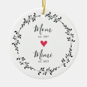 Mama | Mimi Jahr Osten. Keramik Ornament (Vorne)