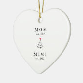 Mama | Mimi Jahr Osten. Weihnachtsschmuck Keramik (Links)