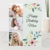 Mama Minze und Rosa Weibchen 3 Foto Geburtstag Karte (Vorderseite)