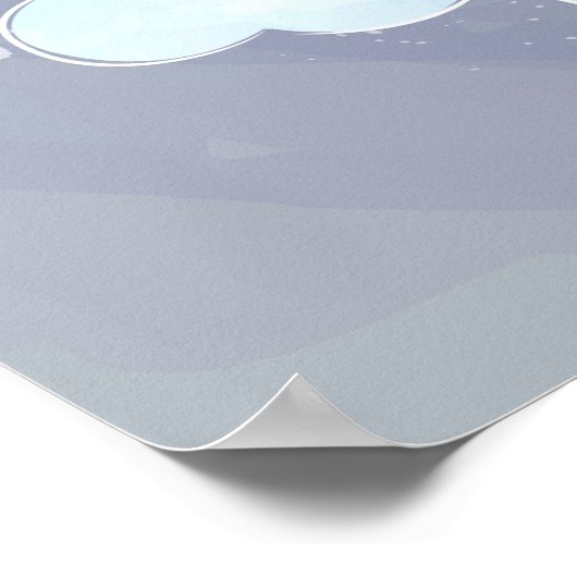 Mama mit Baby Poster (Ecke)