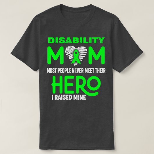 Mama mit Behinderungen Die meisten Menschen treffe T-Shirt (Design vorne)