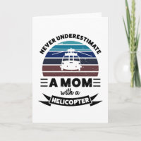 Mama mit einem Helikopter Funny Gift Mama Frauen