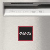Mama mit einem roten Herz Magnet (In Situ (Geschirrspüler))