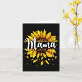 Mama mit gelben blühenden Müttern Karte (Gelbe Blume)