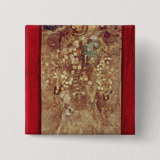 Mama mit Goldkronen- und -grabwaren Button (Vorderseite)
