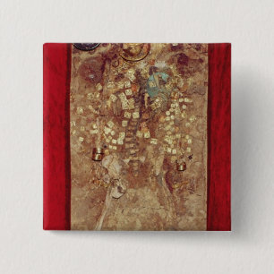 Mama mit Goldkronen- und -grabwaren Button