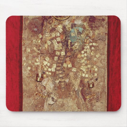 Mama mit Goldkronen- und -grabwaren Mousepad (Vorne)