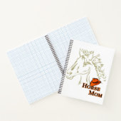 Mama mit Hat Spiral Notebook Notizblock (Innenseite)