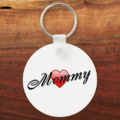 Mama mit Herz Schlüsselanhänger (Vorderseite)
