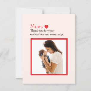 "Mama" mit Herzfunktion und benutzerdefinierter Me Postkarte
