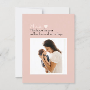 "Mama" mit Herzfunktion und benutzerdefinierter Me Postkarte