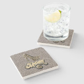 Mama mit hoher Ferse - Untersetzer (Seitenansicht)