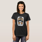 Mama mit Leopard & Messy Bu T-Shirt (Vorne ganz)