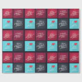 Mama mit Liebe Geschenkpapier (Flach)