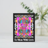Mama mit Liebe Postkarte (Stehend Vorderseite)