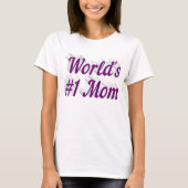 Mama mit lila T - Shirt (Vorderseite)