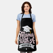 Mama mit Master-Abschluss-Abschluss-Mama Schürze (Getragen)