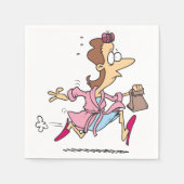 Mama mit Papier Napkins Serviette (Vorderseite)