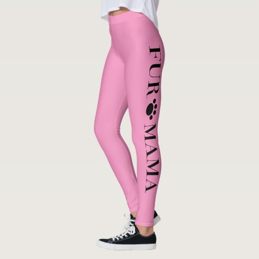 Mama mit paw rosa Leggings (Links)
