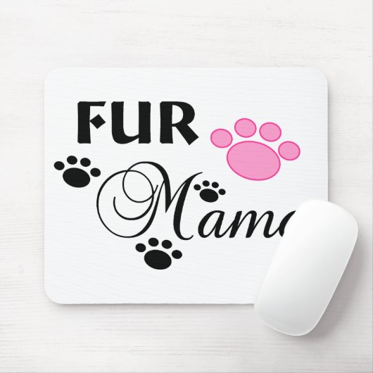 Mama mit rosa paw Maus Pad Mousepad (Mit Mouse)