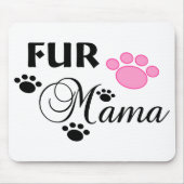 Mama mit rosa paw Maus Pad Mousepad (Vorne)