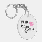 Mama mit rosa Schlüsselanhänger (Vorderseite links)