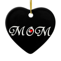 Mama mit rotem Herzen