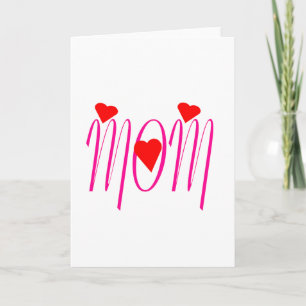 Mama mit Roter Herzkarte Karte
