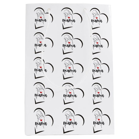 MAMA MITTLERE GESCHENKTÜTE (Vorderseite)