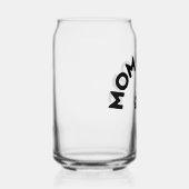 Mama Mode Glass mit Paw Print Design Dosenglas (Rechts)