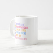 Mama Modernes Geschenk für Mutter Cool und lustig Kaffeetasse (Vorderseite Links)