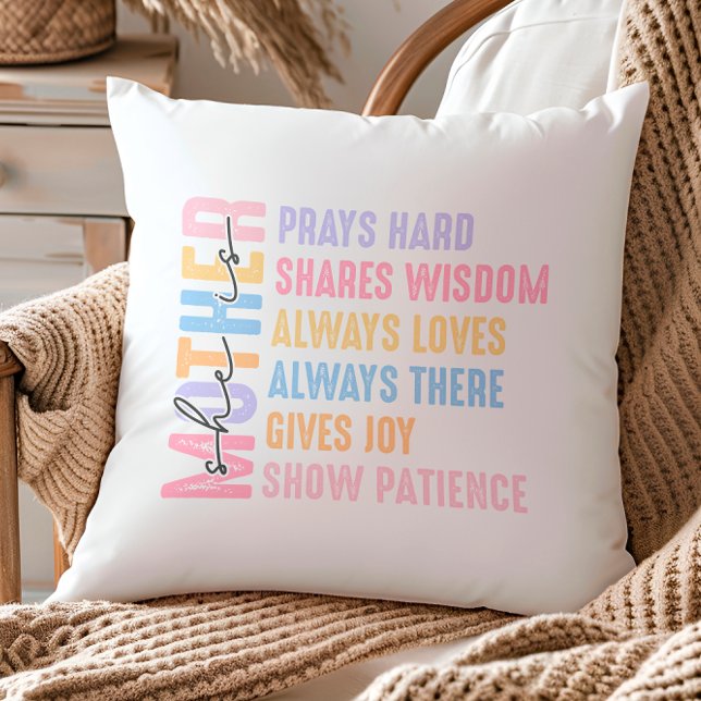 Mama Modernes Geschenk für Mutter Cool und lustig Kissen (Von Creator hochgeladen)