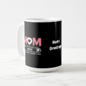 Mama-Modus Jeden Tag Muttertag Kaffeetasse (Vorderseite Links)