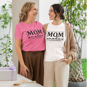 Mama-Modus Pinkes Shirt, Muttertagsgeschenke, Gesc T-Shirt
