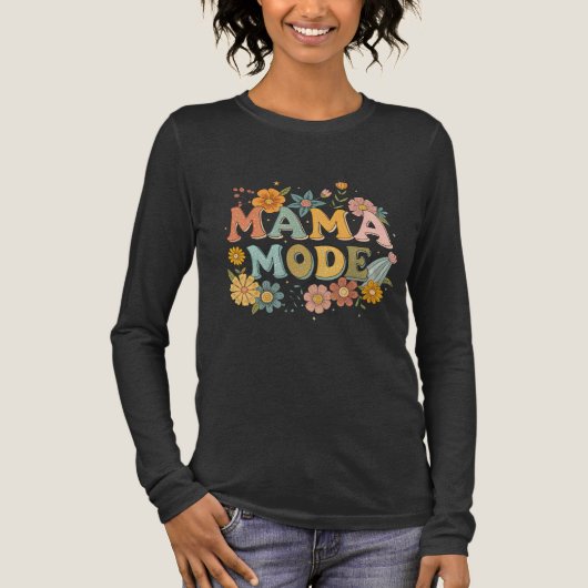 Mama-Modus Tri-Blend Shirt (Vorderseite)