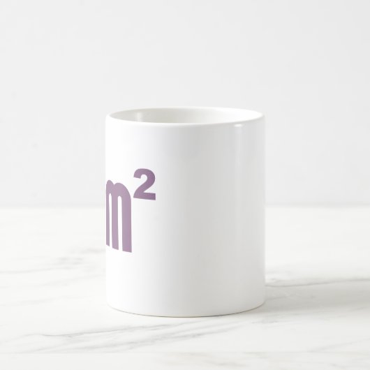 Mama Mom2 exponential quadriert Kaffeetasse (Mittel)