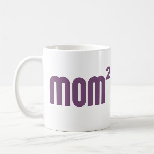 Mama Mom2 exponential quadriert Kaffeetasse (Links)