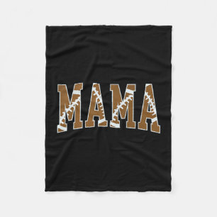 Mama Mom Touchdown American Football Spieltag Dank Fleecedecke