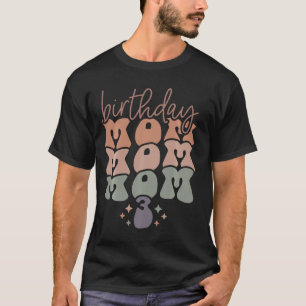 Mama Mommy 3. Geburtstag Vintager Retro Pa T-Shirt