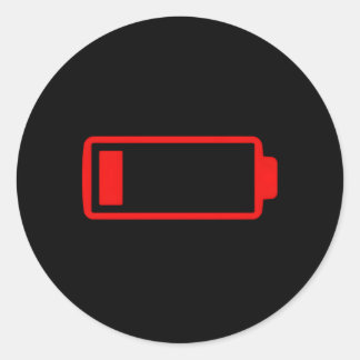 Mama Mommy Low Battery Energy Family Muttertag Runder Aufkleber