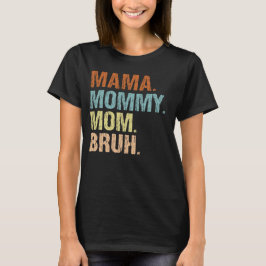 Mama Mommy Mama Bruh Boy Mama Mütter Day Tri-Blend Shirt