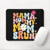 Mama Mommy Mama Bruh Groovy Mütter Day Mousepad (Mit Mouse)