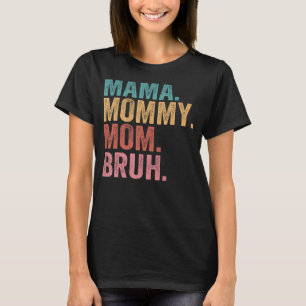 Mama Mommy Mama Bruh Light Autismus Awareness Mütt T-Shirt