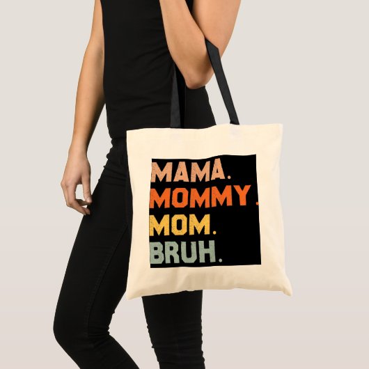 Mama Mommy Mama Bruh Mommy and me Mama für Frauen Tragetasche (Vorderseite (Produkt))