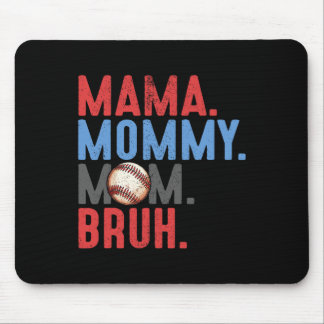 Mama Mommy Mom Bruh Bysebyll Mothers Day Vintage F Mousepad