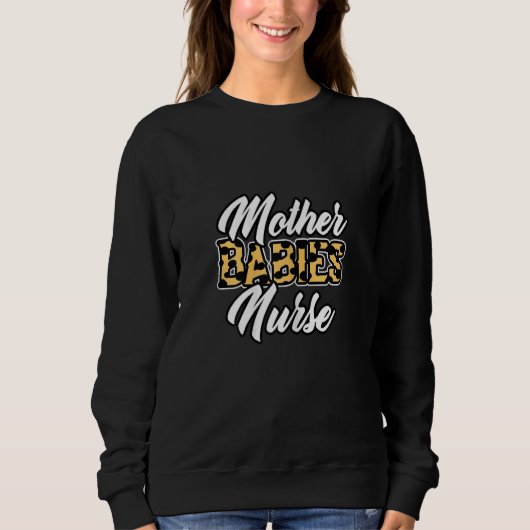 Mama Mommy Mütter Leopard Kindergarten Kindergarte Sweatshirt (Vorderseite)
