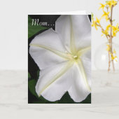 Mama... Mondblume Karte (Gelbe Blume)