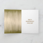 Mama Monster Custom Zombie Geburtstag Karte (Innenseite)