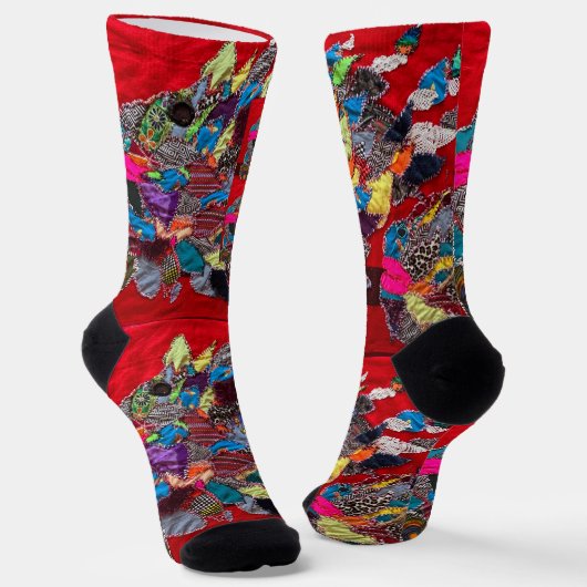 Mama Monster Socken (Gewinkelt)